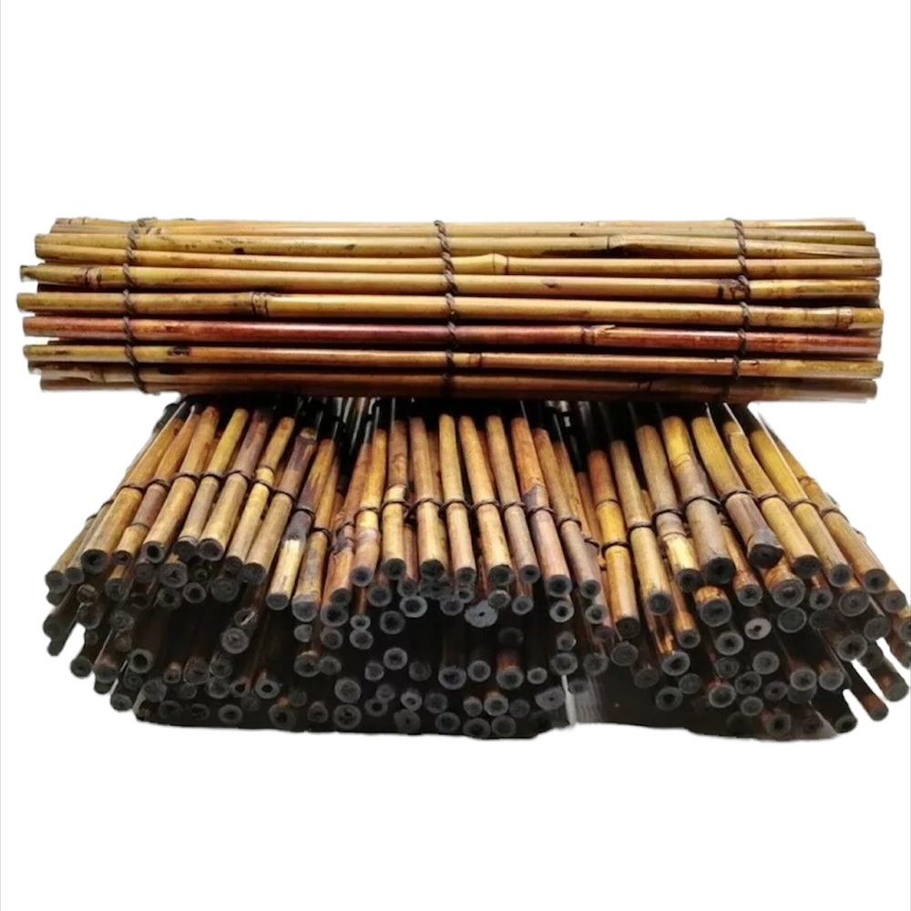 Vintage rustic BoHo natural bamboo table placemats.